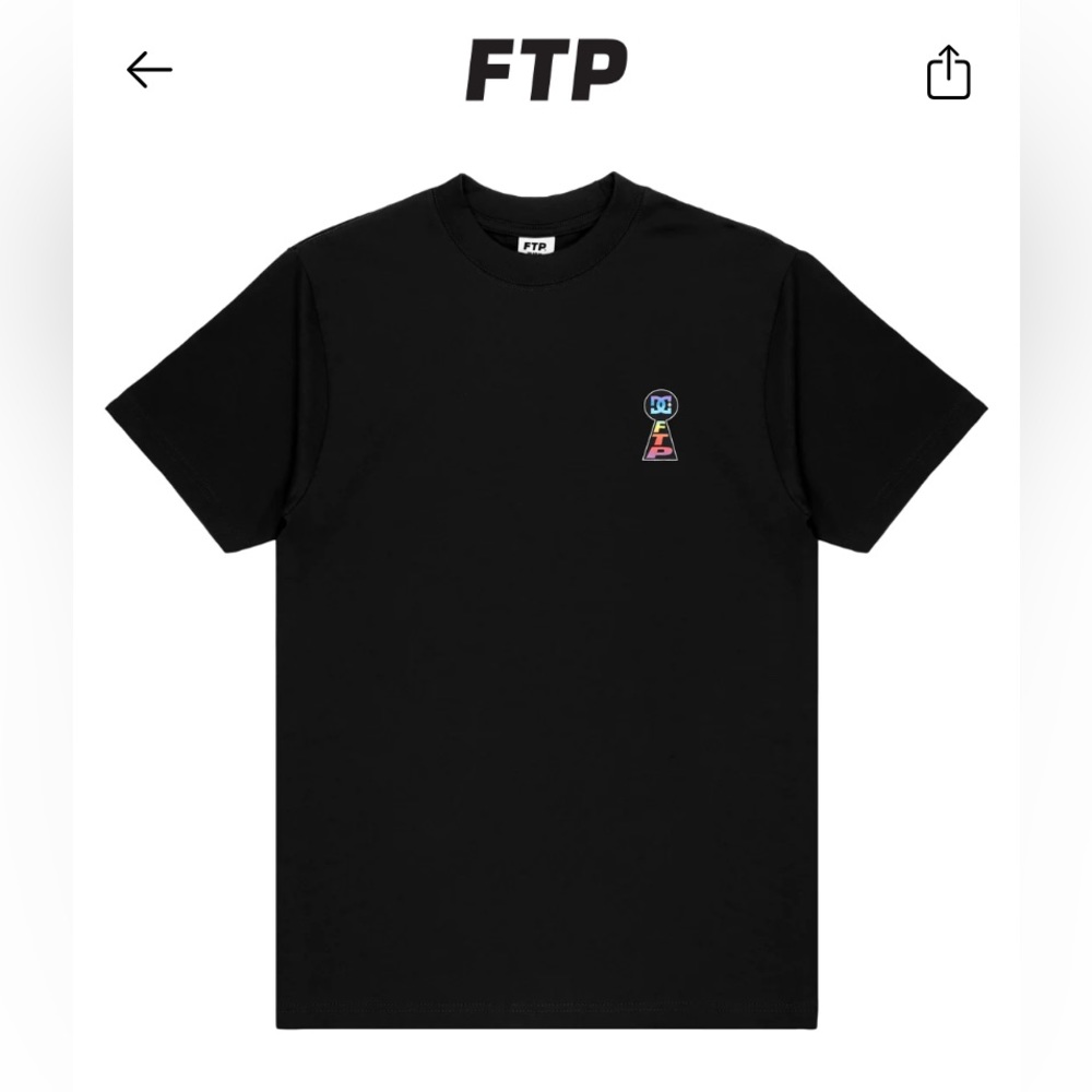 FTP x DC heavens gate logo tee